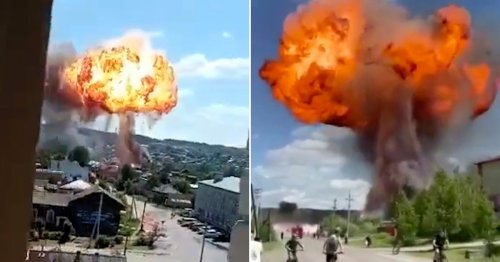 Two more mystery explosions in Russia send fireballs into the sky
