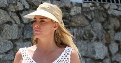Katie Price turns Thai beach into catwalk after missing court date for sun-kissed holiday