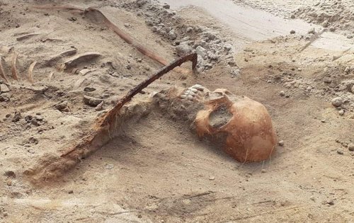 Medieval ‘vampire’ unearthed with sickle across her throat to stop her rising from the dead