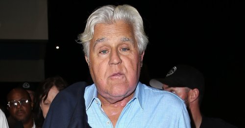 Awkward moment Jay Leno crashes into police car before stand-up return ...