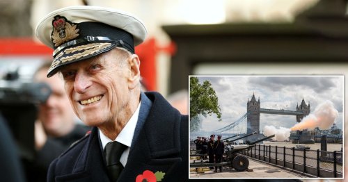 Gun salutes to be fired at midday to mark Prince Philip’s ‘indomitable spirit’