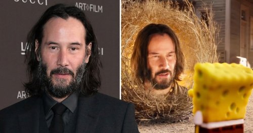 Keanu Reeves Plays A Tumbleweed In The New Spongebob Movie Trailer And