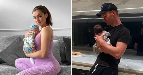 Jack Keating’s daughter’s mother Keely shares adorable snap of her cradling their little girl after surprise baby announcement