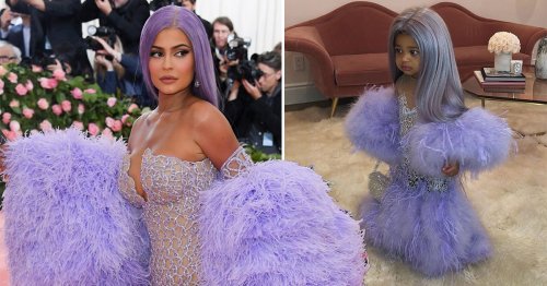 Stormi Webster wins Halloween dressed as Kylie Jenner’s mini-me in Met ...