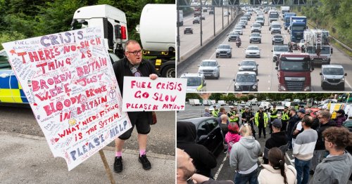 Protesters set off to block motorways with drivers warned of ‘serious disruption’