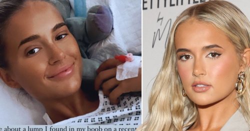 Molly-Mae Hague gets lump removed from breast and finger as she shares hospital snaps