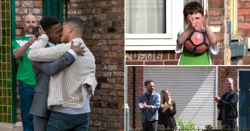 Coronation Street Spoilers James Kisses Danny After He Comes Out As Gay Flipboard