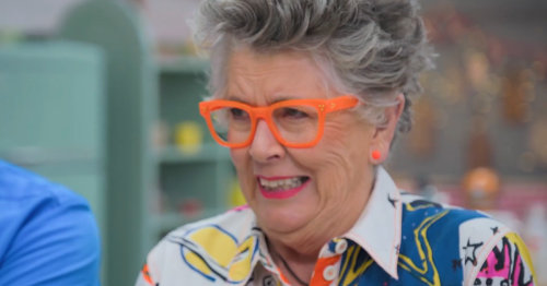 Dame Prue Leith horrified as Bake Off star presents ‘most disgusting cake’ ever