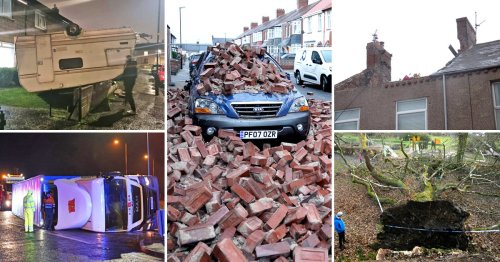 UK battered by 100mph winds as Storm Arwen leaves three dead