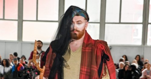 Sam Smith flashes their bum in very cheeky outfit on Vivienne Westwood runway