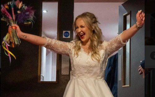 I got to the end of the aisle on my wedding day and no one was waiting for me