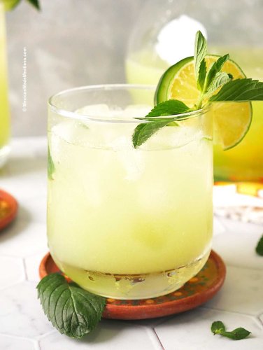 Agua De Pepino Con Limón (Cucumber And Lime Agua Fresca) | Mexican Made Meatless™