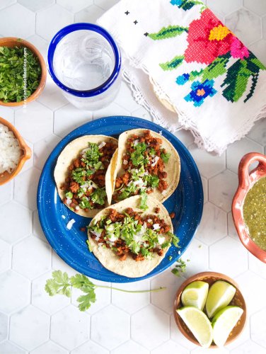 Authentic Vegan Chorizo Tacos (with Homemade Soyrizo) | Mexican Made Meatless™