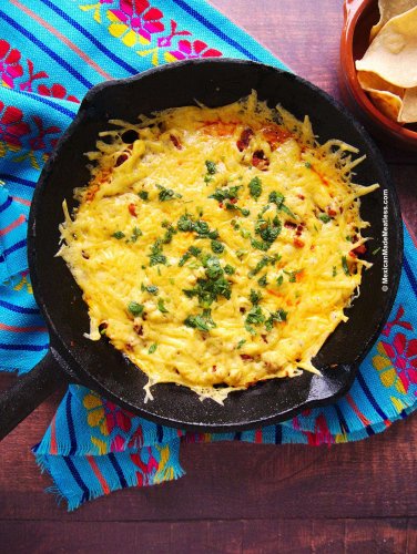 Easy Mexican Chorizo Cheese Dip Recipe | Mexican Made Meatless™