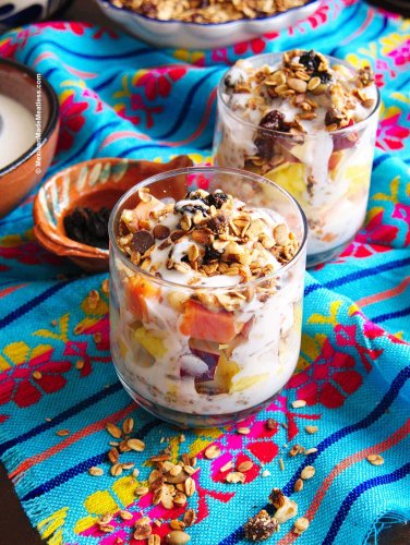 Easy Bionicos Recipe (Mexican Fruit Bowls) | Mexican Made Meatless™