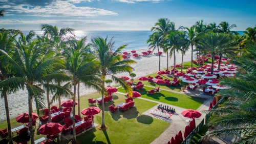 This resort near Miami Beach was awarded best waterfront hotel, beating out Hawaii