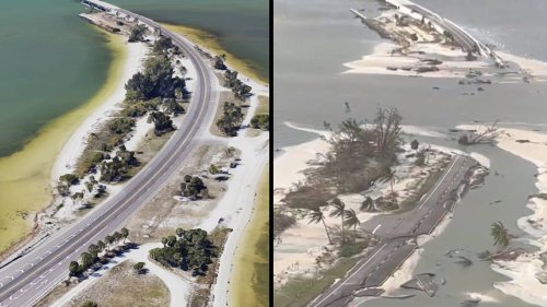 See what 4 Florida sites looked like before Hurricane Ian — and what they look like now