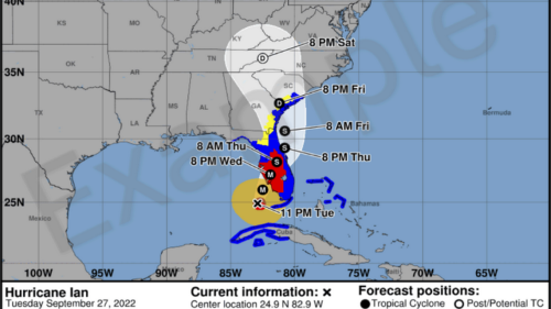 Colorful new hurricane cone of uncertainty is coming to forecast maps. Take a look