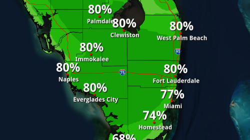 Gulf disturbance will bring heavy rain to the Miami area. When to expect the worst