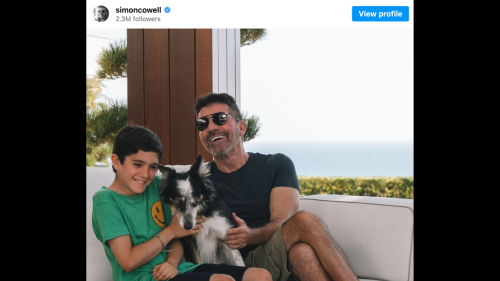 Simon Cowell says his son is poised to take over the family business