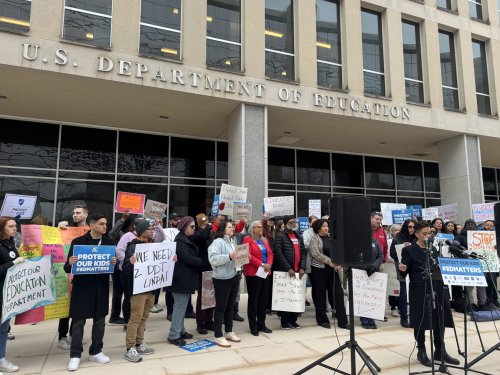 Protesters rally against sweeping cuts to U.S. Education Department • Michigan Advance