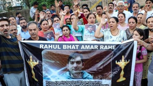 Rahul Bhat's killing: BJP leaders face protesters' wrath in Jammu and Kashmir's Budgam
