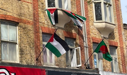 What happened to the right to fly Palestine flags in east London?