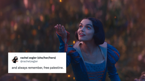 Snow White actress celebrated for refusing to delete 'free Palestine' post