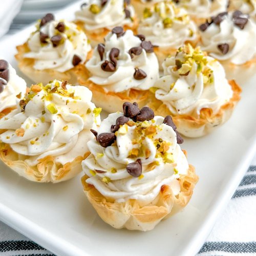 Mini Cannoli Tarts