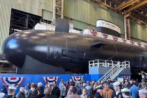 USS Idaho Submarine Christened amid Unprecedented Demand for Workers