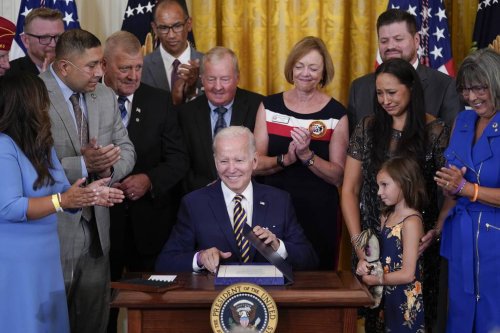 Biden signs burn pit exposure health bill into law