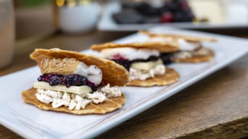 This Sweet and Savory S’mores recipe is an elevated taste on the campfire classic