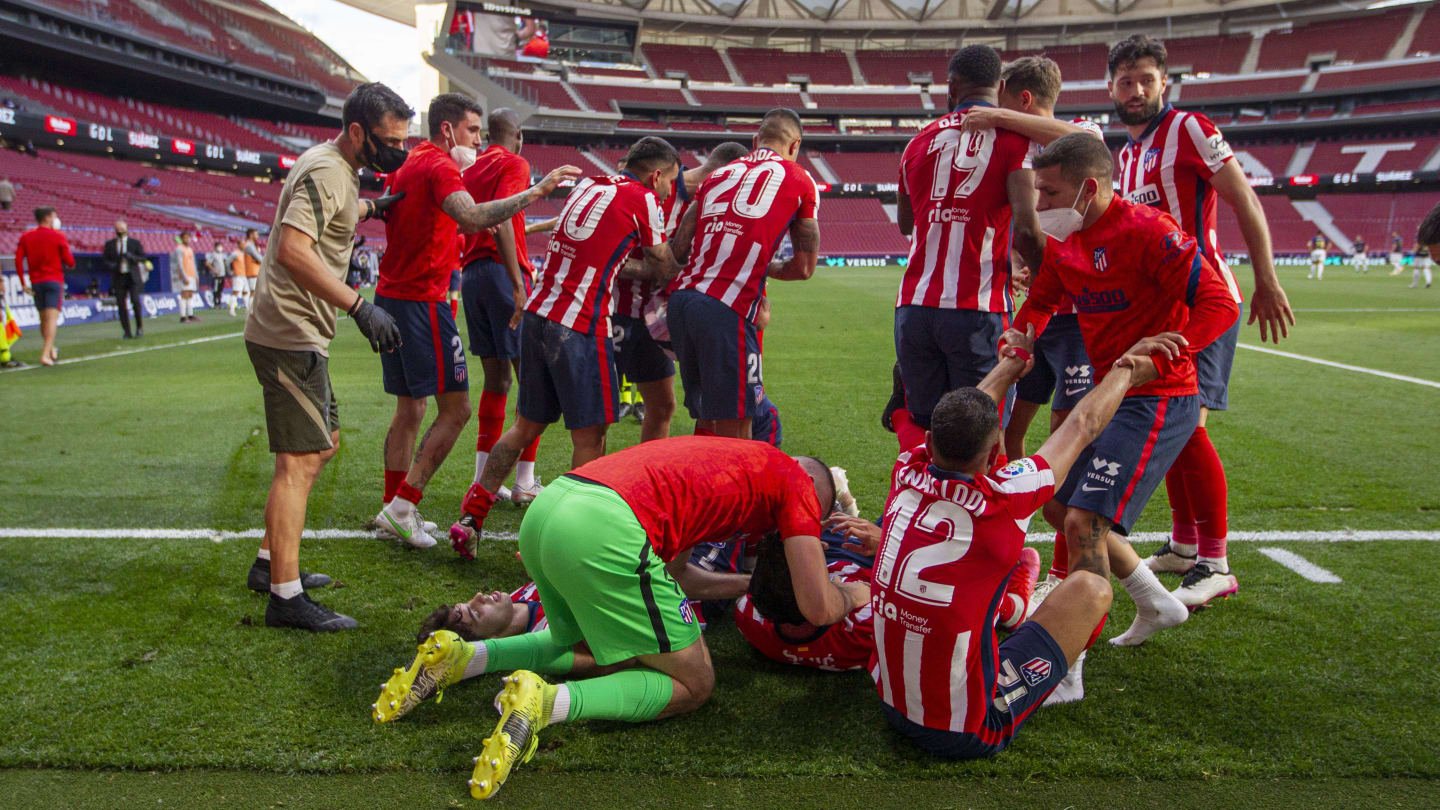 Atletico Madrid crowned La Liga champions for just the second time in 25 years