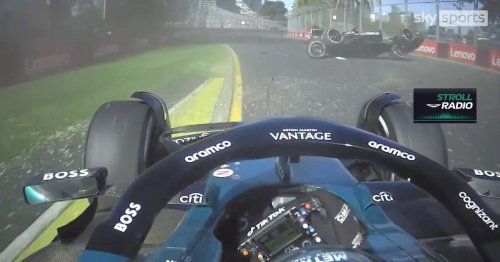 George Russell saved by Lance Stroll "danger" shout in unseen Australian GP footage