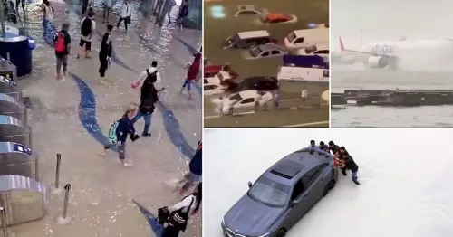 Dubai hit with 'apocalyptic' once in a generation superstorm as 18 killed by floods in Oman
