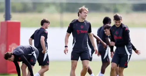 Man Utd signing spotted in Carrington training for first time after transfer