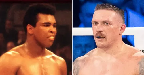 Oleksandr Usyk's stats compared to Muhammad Ali makes mockery of Tyson Fury jibe