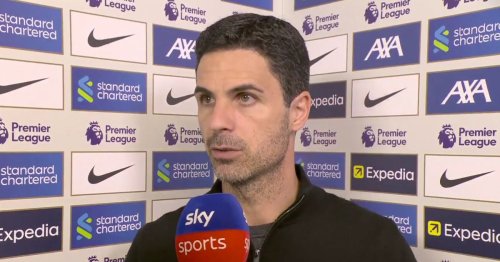 Mikel Arteta fumes at Arsenal players in awkward interview after Liverpool draw