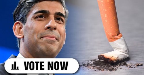POLL: Do you agree with Rishi Sunak's plan for new smoking laws?