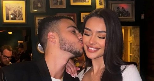 Junior Andre's gushing two-word comment as he marks a year with older girlfriend