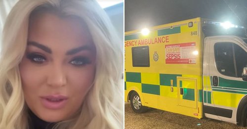 Gemma Collins thought she was having a heart attack before calling ambulance to her home