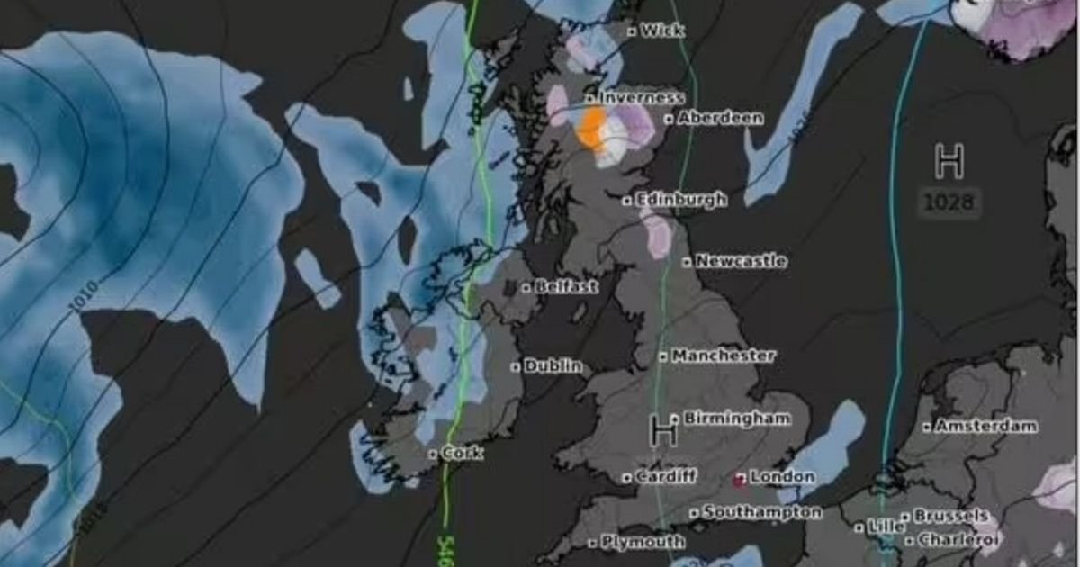 Exact Date Weather Maps Turn Shocking Orange As UK To Be Battered By ...