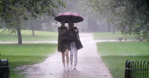 Flood warnings as torrential rain and thunderstorms continue to batter UK