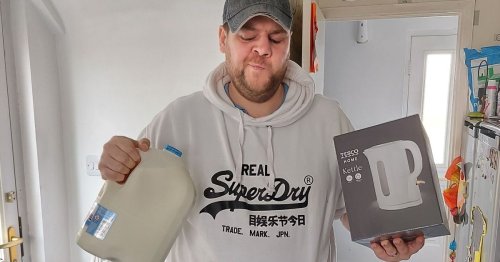 Tesco shopper gobsmacked after bottle of milk costs him more than a new kettle in store