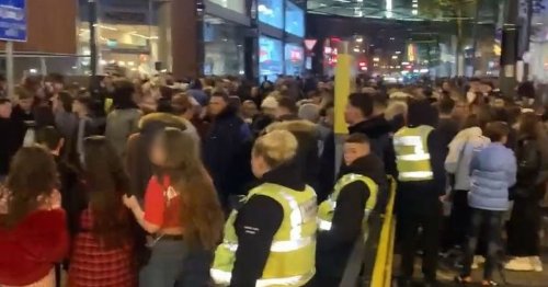 Chaos as large crowd descends on shopping centre 'and set off fireworks and alarms'