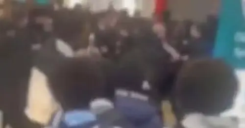 Chaos erupts as 300 children storm Milton Keynes shopping centre and clash with security
