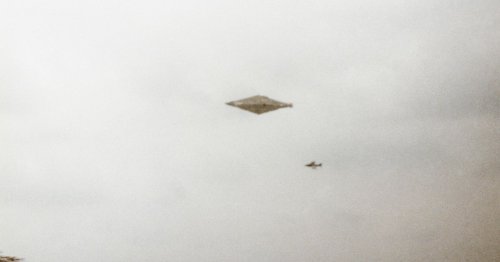 World's clearest UFO photo of 100ft diamond-shaped spacecraft released after 30 years