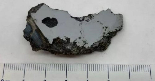 Two never-before-seen minerals found inside giant meteorite that fell to Earth from space