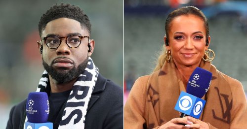 Micah Richards scorned by Kate Abdo after breaking CBS 'rule' live on-air