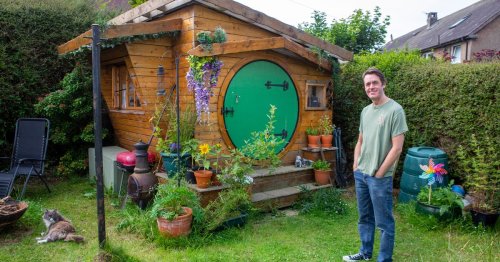 Dad fulfils childhood dream by turning shed into Lord of the Rings Hobbit hole